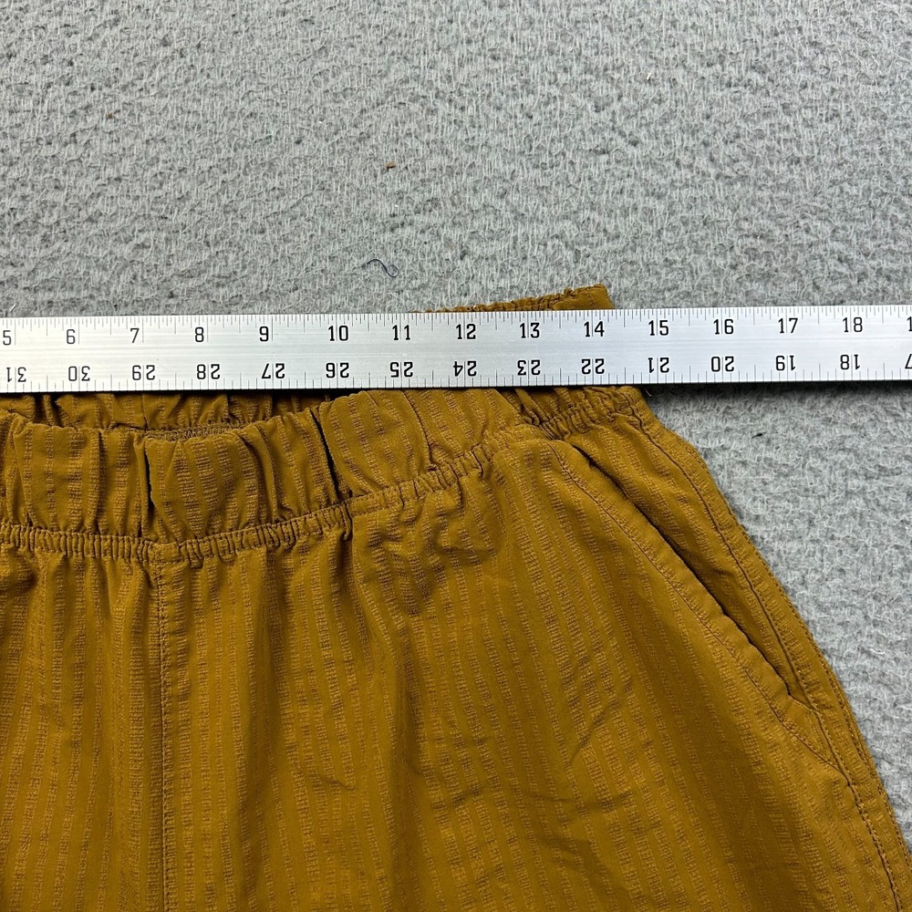 Title Nine Pant Women's Large Mustard Wide-Leg Cropped Slaycation Gorpcore - Picture 11 of 12
